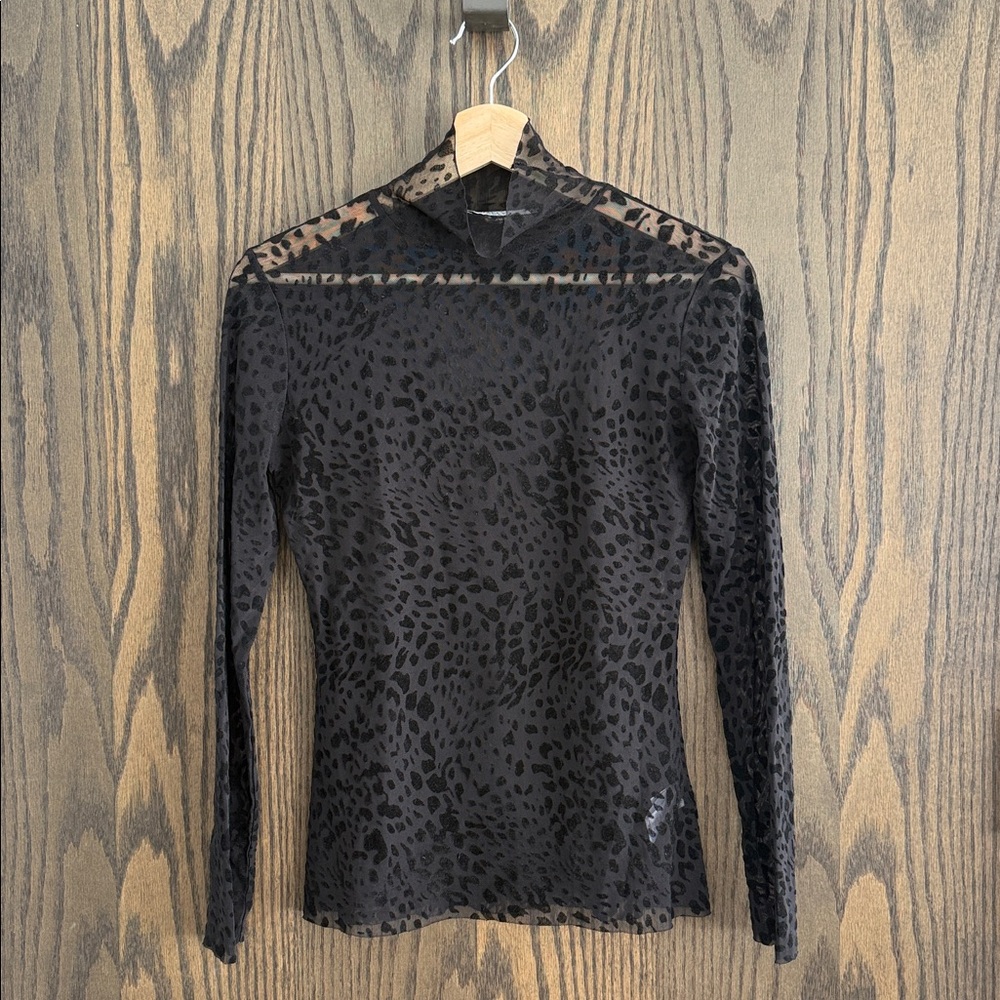 Molly Bracken • High Neck Sheer Top